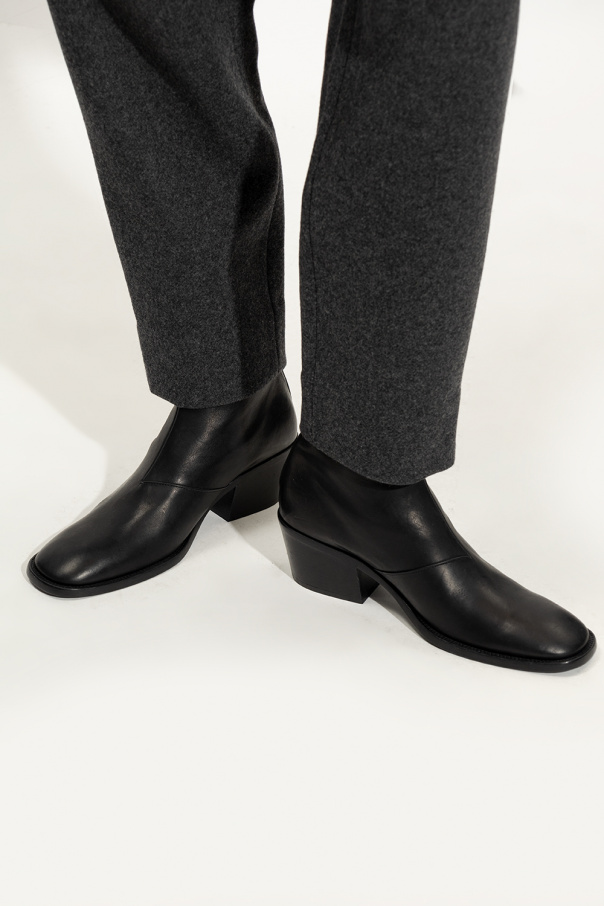 Acne studios leather boots online